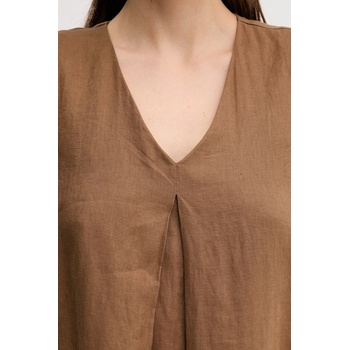 Benetton Ленена рокля United Colors of Benetton (4AGHDV0AX)