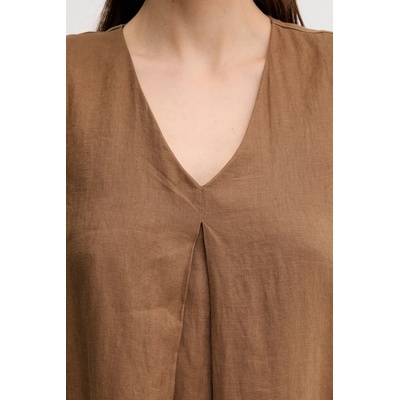 Benetton Ленена рокля United Colors of Benetton (4AGHDV0AX)