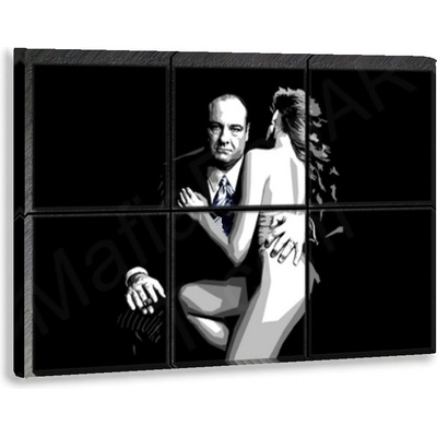 Ručne maľovaný POP Art obraz SOPRANOS - 90x60 cm