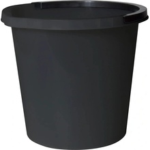 Plast Team Vedro s rukoväťou a výlevkou 10 l Čierna