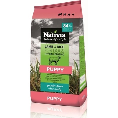Nativia Dog Puppy Lamb&Rice 3 kg