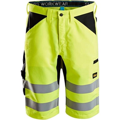 Snickers Workwear kraťasy LiteWork reflexní tř. 1 žluté