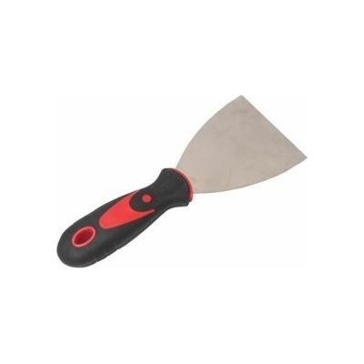 Špachtle nerezová 75 mm, gumová, ergonomická rukojeť, Profi