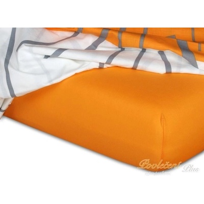 Dadka jersey prostěradlo pomerančové 70x160