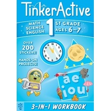 Tinkeractive 1st Grade 3-In-1 Workbook: Math, Science, English Language Arts Krasner JustinPaperback