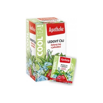 Apotheke COOLTEA Zelený čaj s jahodou 20 x 2 g