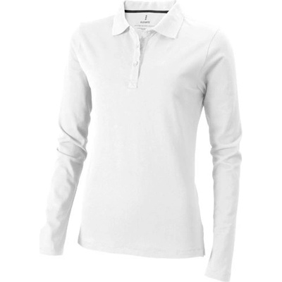 Elevate Calgary s dlhým rukávom 180 g/m² Biela