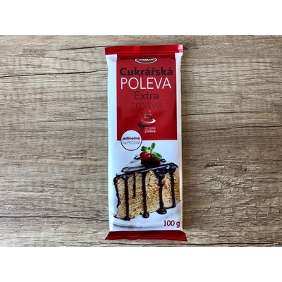 Chocoland Cukrářská poleva Extra hořká 100 g