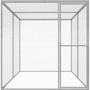 vidaXL Klec pro kočky 1,5 x 1,5 x 1,5 m