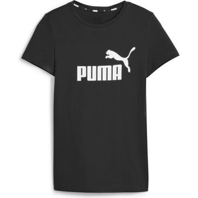 PUMA Тениска 'Essentials' черно, размер 128