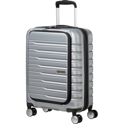 American Tourister FLASHLINE Spinner Stříbrný Sky Silver 34L