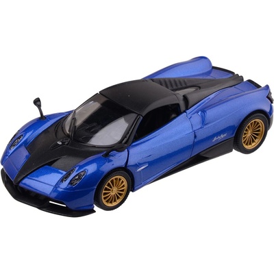 Metal Speed Zone Метална кола Metal Speed Zone - Pagani Huayra Roadster, 1: 32, синя (26123E)