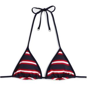 Tommy Hilfiger Бикини Tommy Hilfiger Women's Triangle Bikini - Navy Stripe