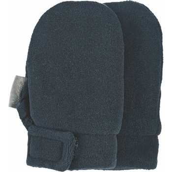 Sterntaler Rukavičky kojenecké PURE fleece bez palce tmavě modré