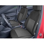  Пълен Комплект Тапицерия Kegel за предни+задни седалки на Skoda Yeti 2013-2017 Черна Текстил