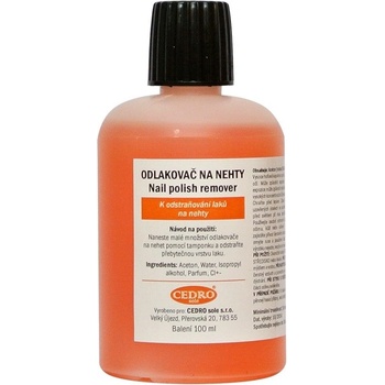 CEDRO sole Odlakovač na nehty oranžový 100 ml