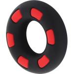 Hidden Desire Extreme Super Stud C-Ring Black-Red