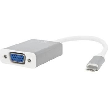Image 1 of T'nB Преходник TnB, от USB C(м) към VGA(ж), сребрист
