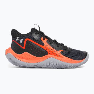 Детски баскетболни обувки Under Armour Grade School Jet '23 black/ares red/mod gray