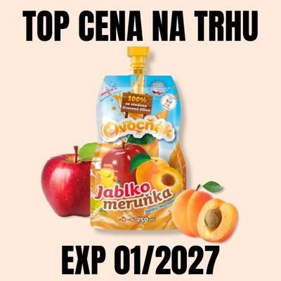 Ovocňák Mošt Jablko meruňka 250 ml – Zbozi.Blesk.cz