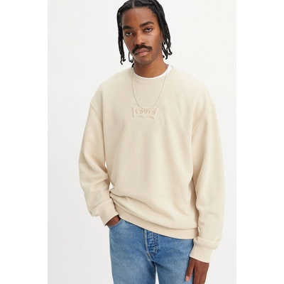 Levi's pánska mikina Levi's Relaxed Graphic Crew 38712 0239 Béžová