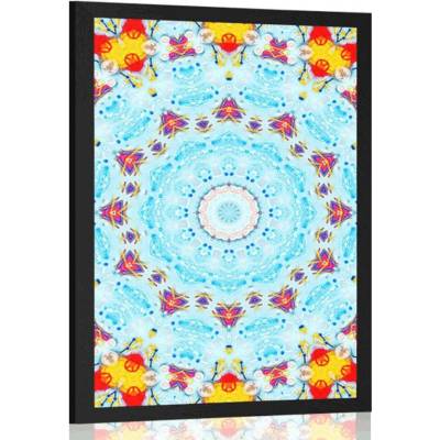 Plakát zajímavá Mandala - 40x60 black