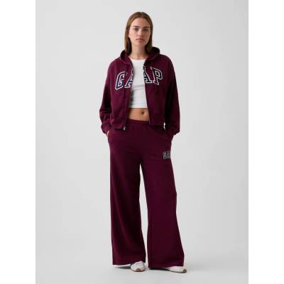 GAP Tepláky Wide Leg s logem Červená