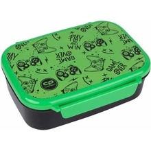 Patio Box na svačinu s přihrádkami Game Over Gradient Green 632617