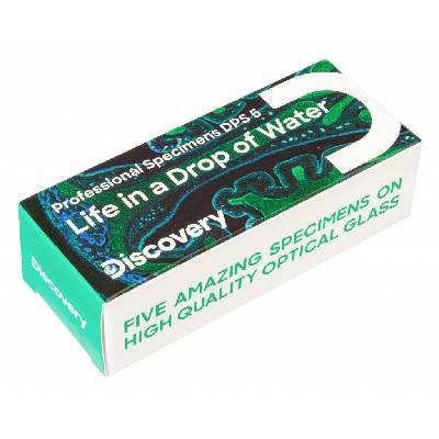 Набор от микропрепарати Levenhuk Discovery Prof DPS 5. „Живот в капка вода