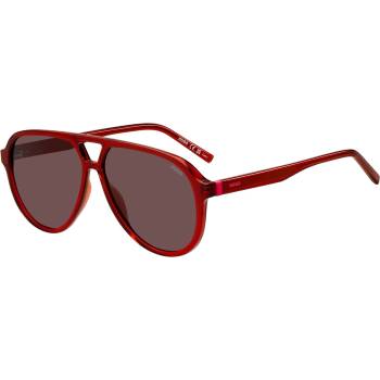 HUGO BOSS Слънчеви очила Hugo Women's Pilot Round Sunglasses - Red