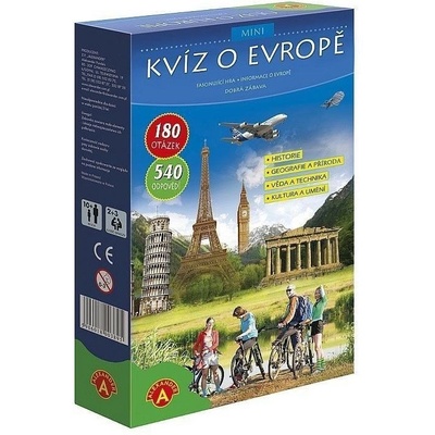 Alexander Toys Александър Викторина за Европа мини cz/sk Викторина (5906018032284)