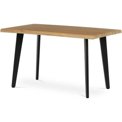 Autronic Ethereal HT-F4413 OAK Stůl 130 x 80 x 75 cm MDFdivoký dub kov černý lak