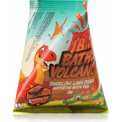 ACCENTRA Sopka do kúpeľa Dinopark adventure s praskajúcou bublinkovou penou 70 g