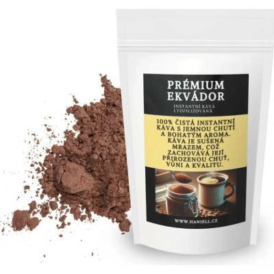Haniell Káva rozpustná Prémium Ekvádor Lyofilizovaná 0,5 kg
