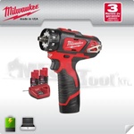 Milwaukee M12-BDDX-202C (4933447830) Бормашина-винтоверт