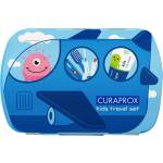 CURAPROX Детски комплект за път със сгъваема четка, син