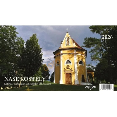 Naše kostely 2026 - stolní kalendář