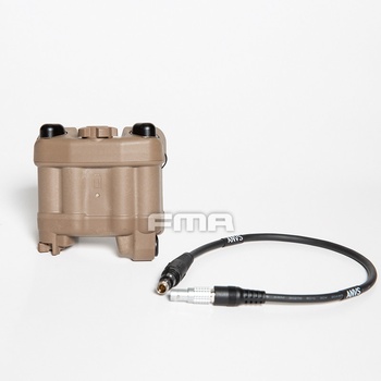 FMA PVS-31 funkční bateriové pouzdro s IR Pískové
