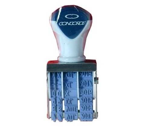 Concorde razítko datumovka 4