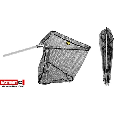 Delphin Podběrák kovový střed, pogum. síťka 70x70/250cm 2díl – Sleviste.cz