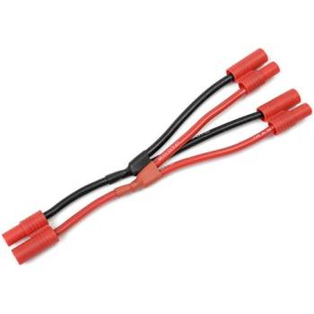 Revtec Y кабел паралелен 3.5mm позлатен 14AWG 12cm