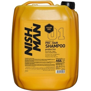 Nishman Šampón na vlasy bez parabénov 5000 ml