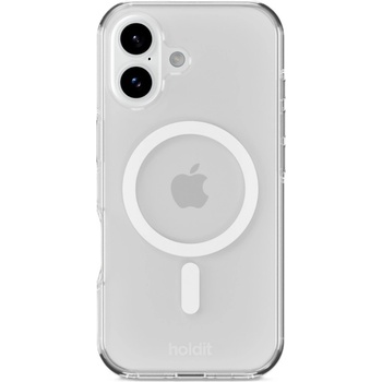 Holdit Гръб Holdit MagSafe за iPhone 17 - Бял/Прозрачен