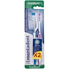 Mentadent Family Protection Toothbrush Medium 2 ks