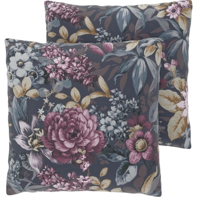 LIVARNO Renforcé 50 x 60 cm 2 ks Květiny/antracit – Hledejceny.cz