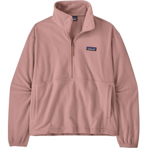 Patagonia Дамски поларен пуловер Patagonia Women's Micro D 1/2 Zip Fleece P/O Fleece jumper - Fuzzy Mauve - размер XS (105-5879-0911)