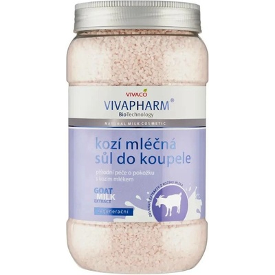 Vivapharm koupelnová sůl s kozím mlékem 1200 g