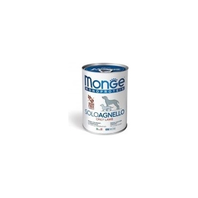 Monge Adult Dog SOLO Grain Free Jahňa monoproteín 24 x 400 g