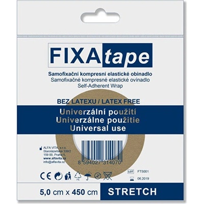 FIXAtape STRETCH 5,0 cmx450cm samofixační obinadlo – Zboží Mobilmania