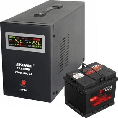 Avansa Záložní zdroj pro oběhová čerpadla AVANS UPS 700W 12V + baterie 117508